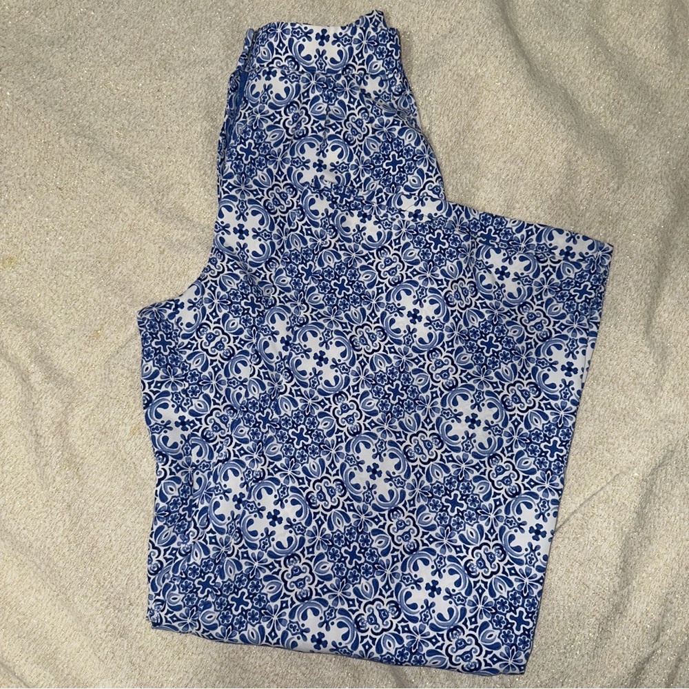 Express Blue Patterned Trousers - image 3